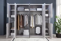 Wimex Drehtürenschrank Vegas | Weiß
