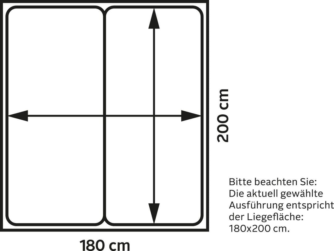 Schlafkontor Bettanlage Capri | Holztöne