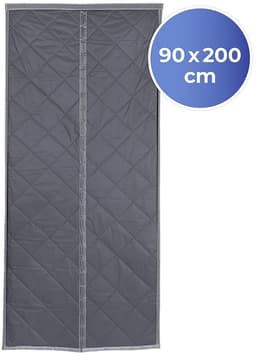 Maximex Türvorhang Wärmeschutz 2in1 | Grau