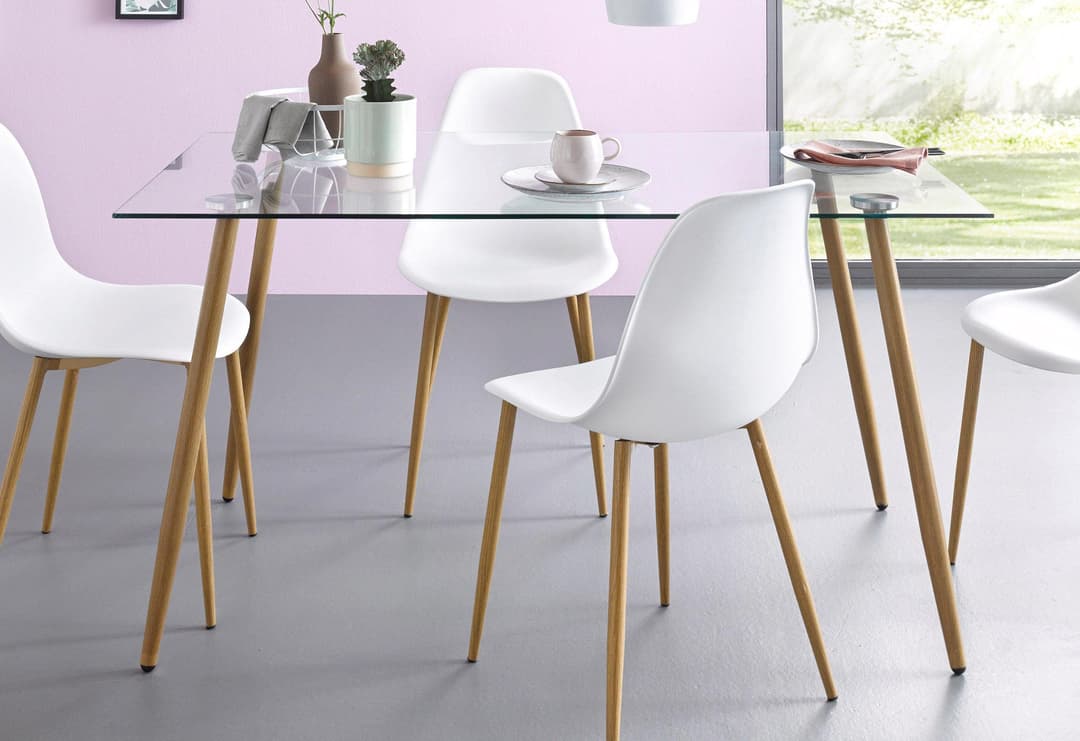 OTTO home Glastisch Miller | Transparent