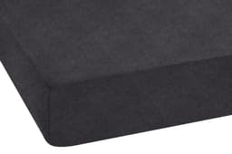 SETEX Bettlaken Feinbiber Melange Spannbetttuch | Grau