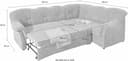 DOMO collection Ecksofa Papenburg | Blau 3