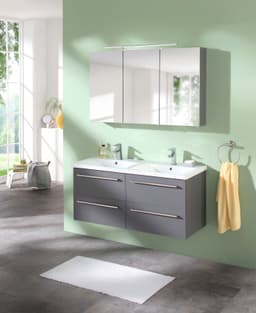 welltime Spiegelschrank Torino | Grau