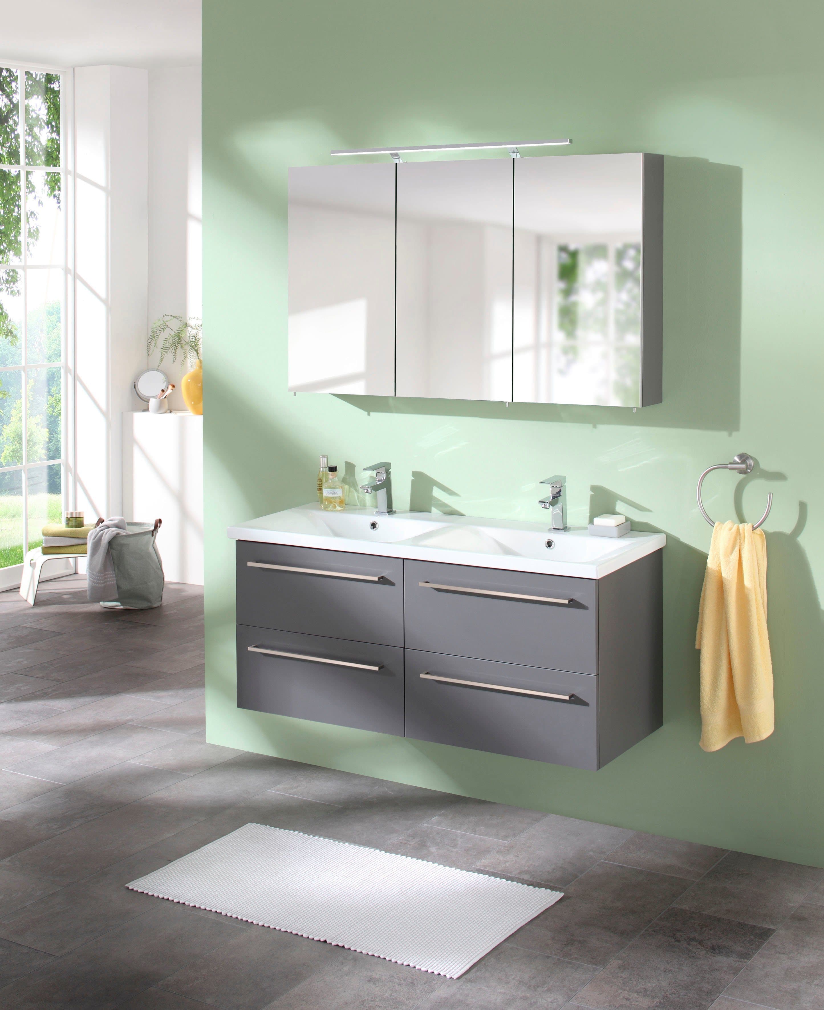 welltime Spiegelschrank Torino | Grau