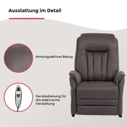 Duo Collection TV-Sessel Siena | Braun