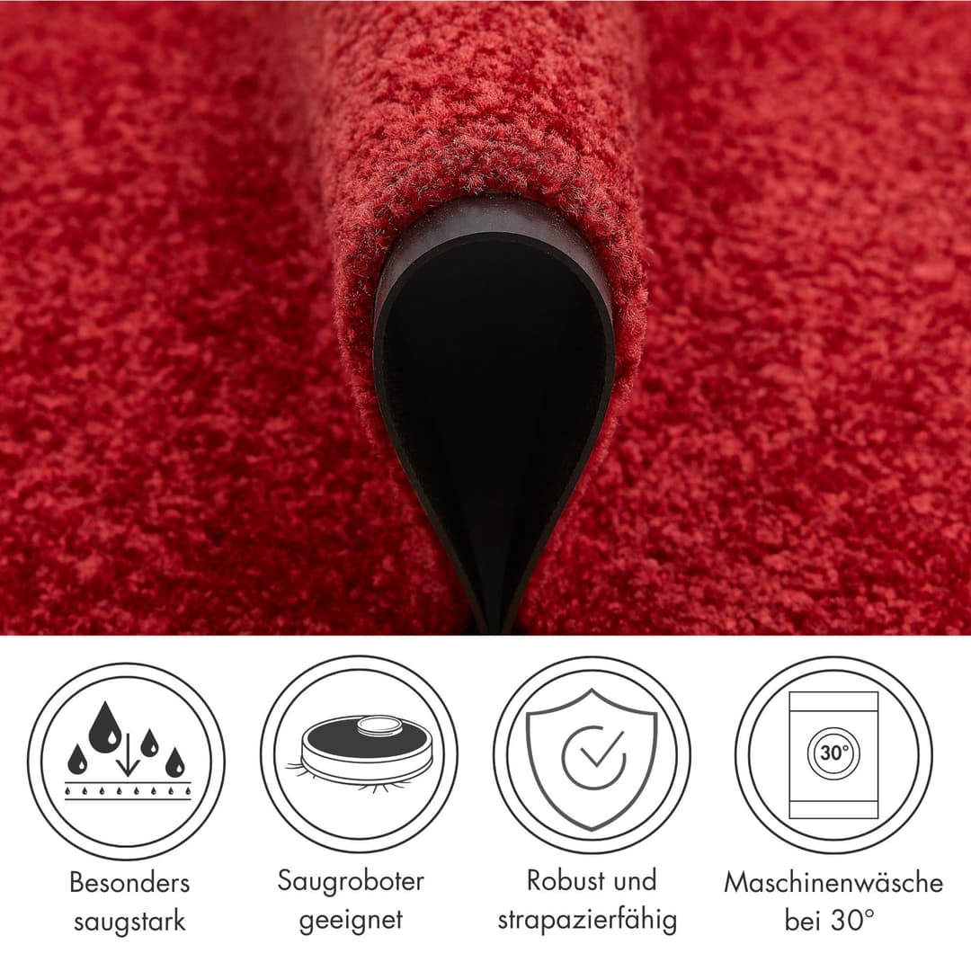 Andiamo Super Wash & Clean Fußmatte | Rot