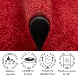 Andiamo Super Wash & Clean Fußmatte | Rot