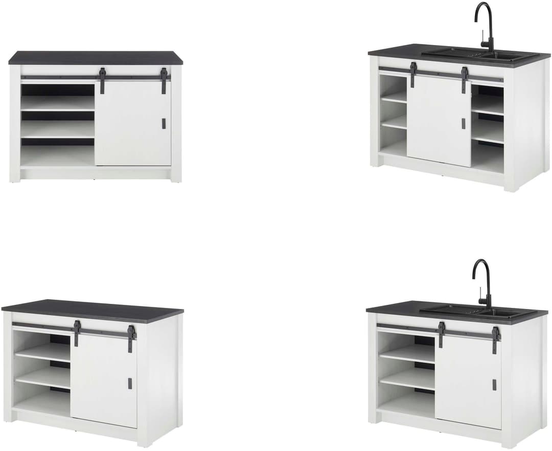 Home affaire Spülenschrank Sherwood | Weiß