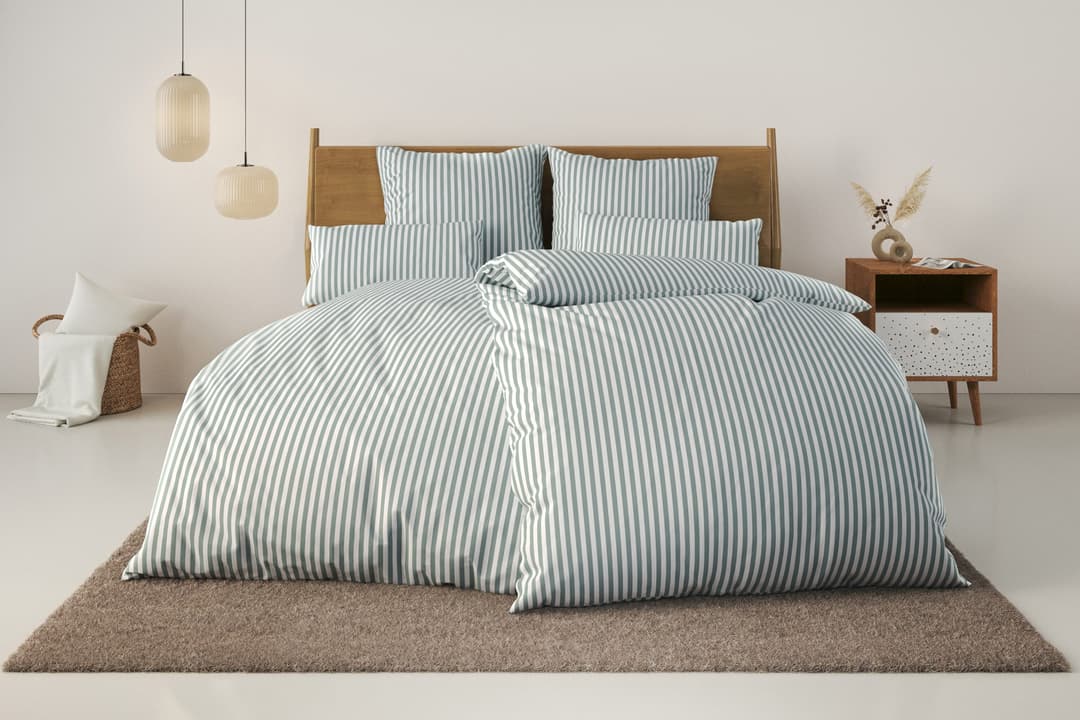 LeGer Home by Lena Gercke Bettwäsche Linnea | Grün