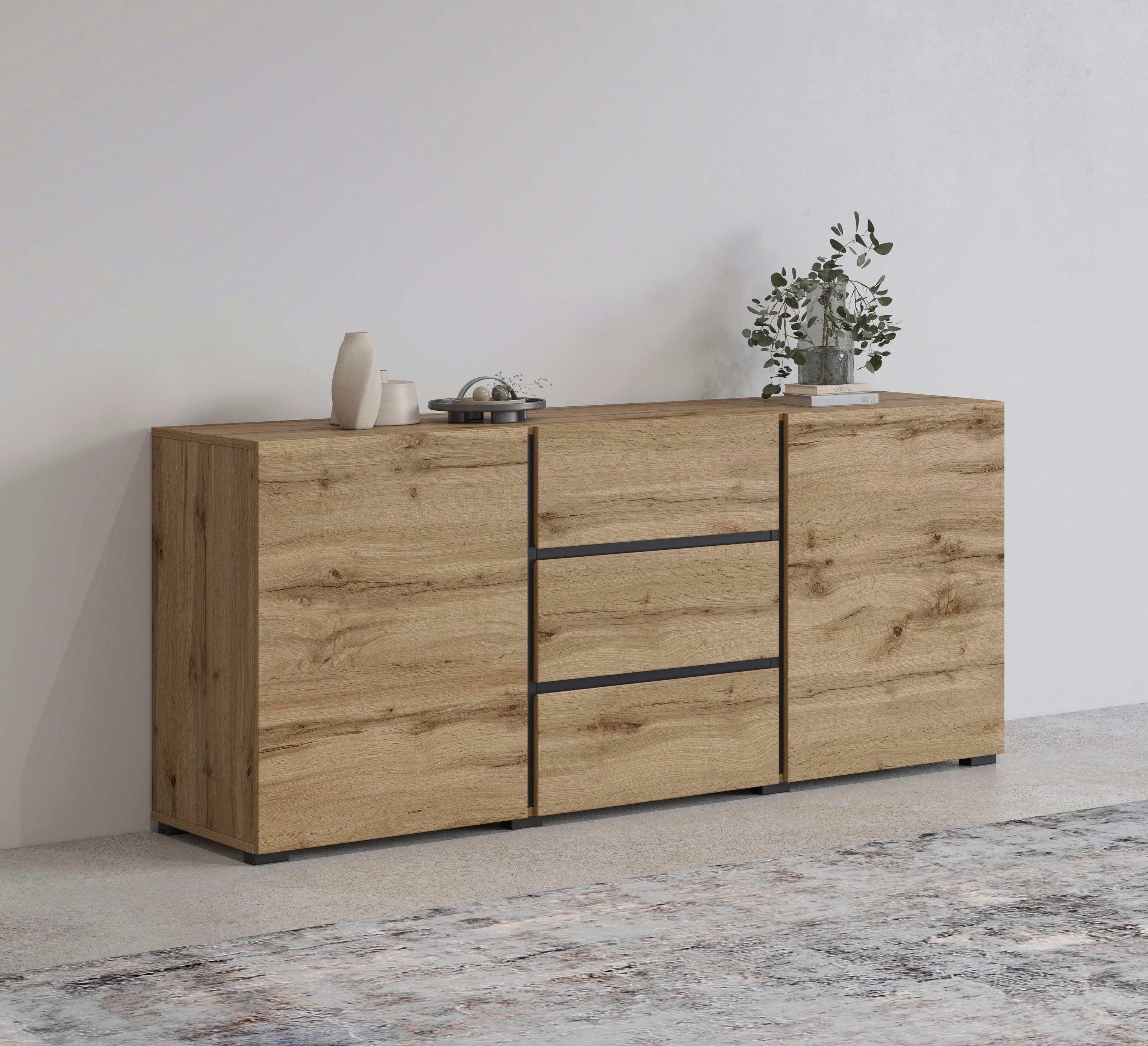OTTO home Sideboard Cross | Holztöne