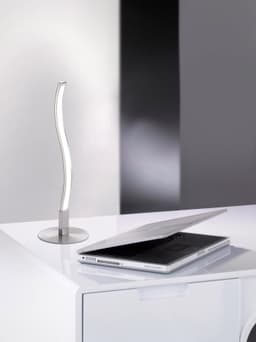 JUST LIGHT Tischleuchte WAVE | Grau