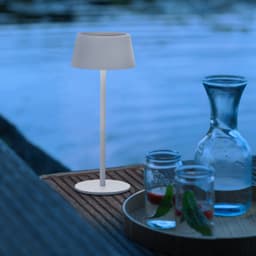 OTTO home LED Außen-Tischleuchte Oddny | Weiß