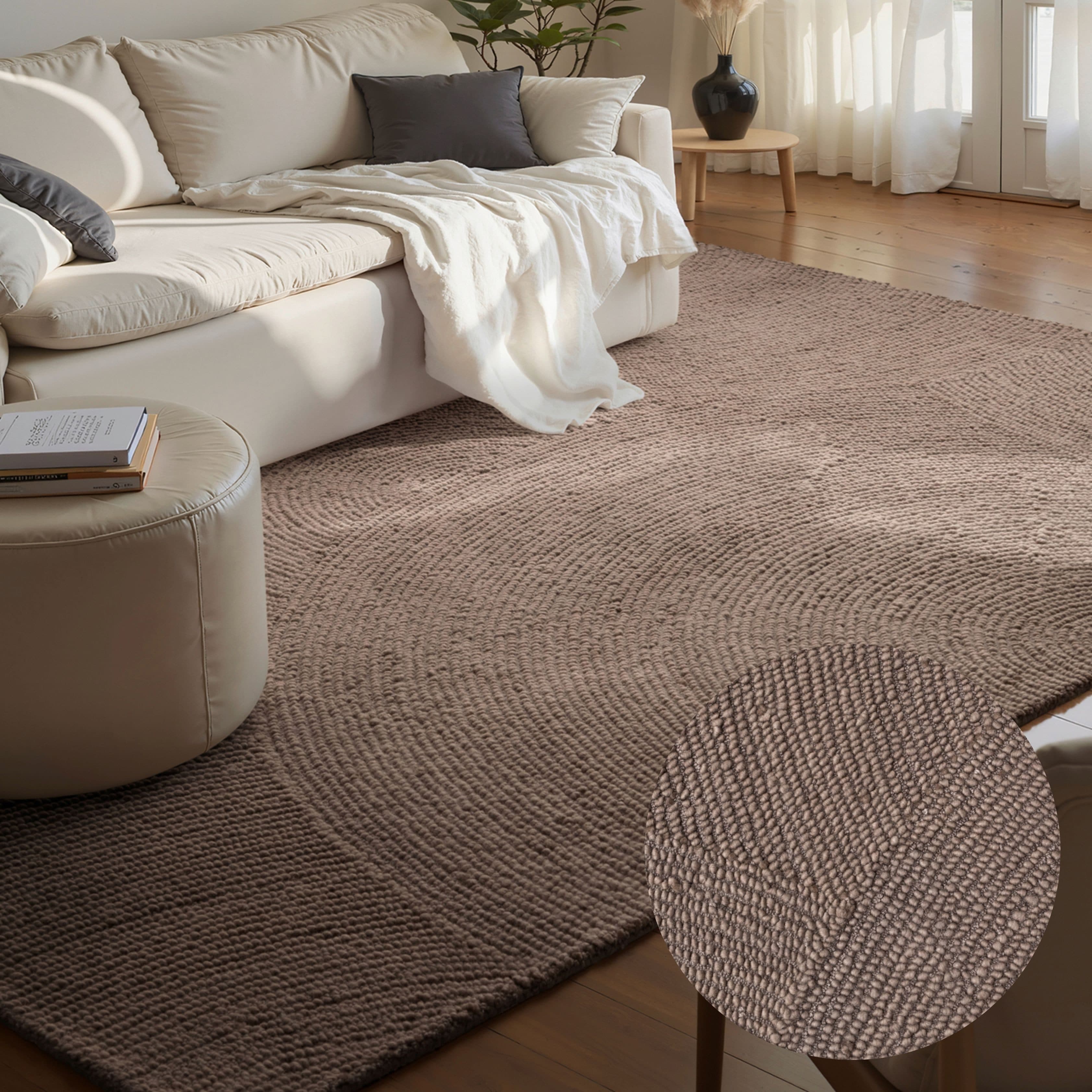 HANSE Home Wollteppich Calmio | Beige