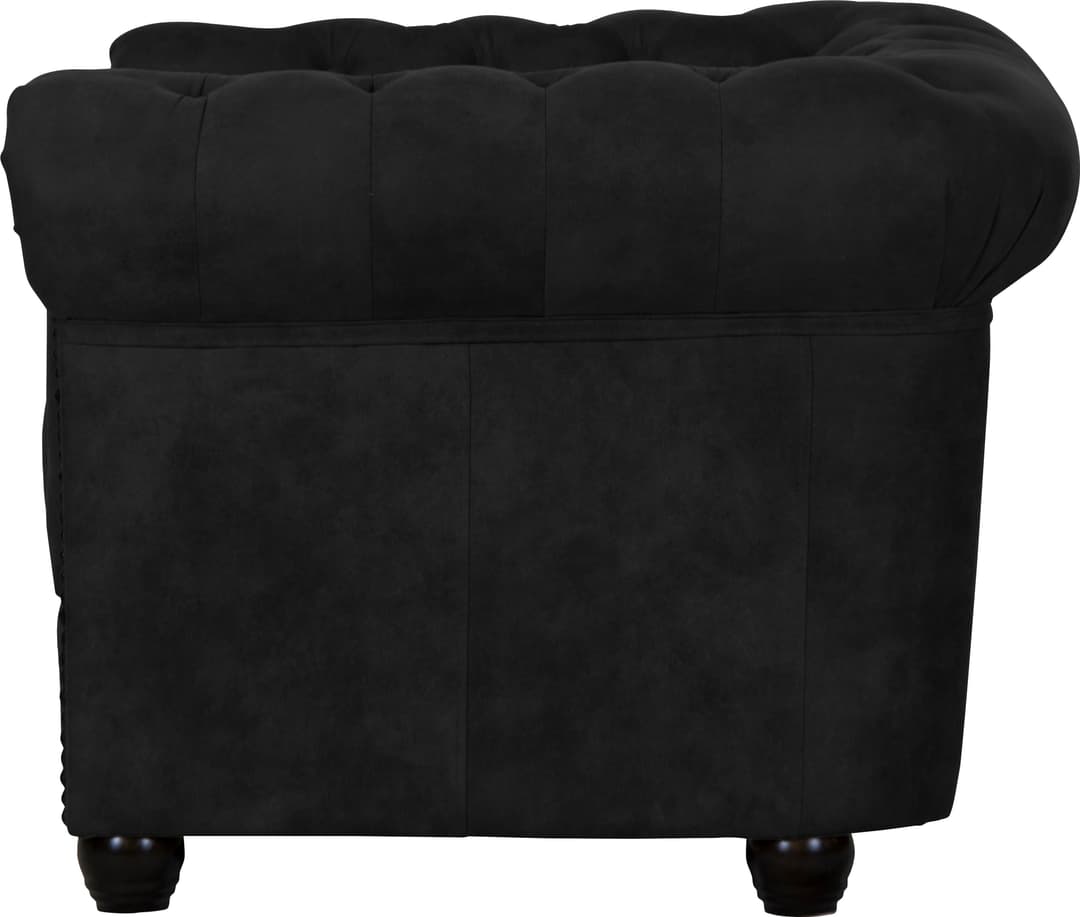 Home affaire Chesterfield-Sessel Rysum | Schwarz