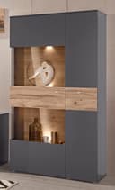 FORTE Vitrine Como Highboard | Braun 2