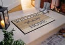 wash+dry by Kleen-Tex Fußmatte Welcome Home | Beige 3
