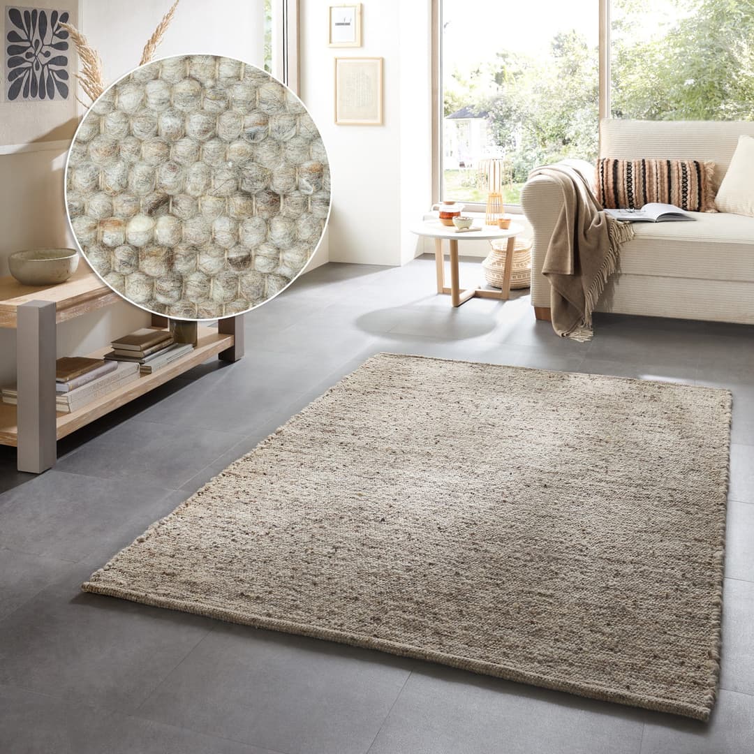 OTTO home Wollteppich Greith | Beige