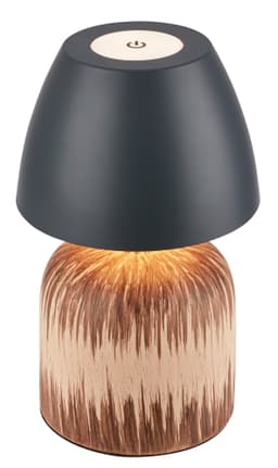 Briloner Leuchten LED Außen-Tischleuchte CERA 7593014 | Schwarz