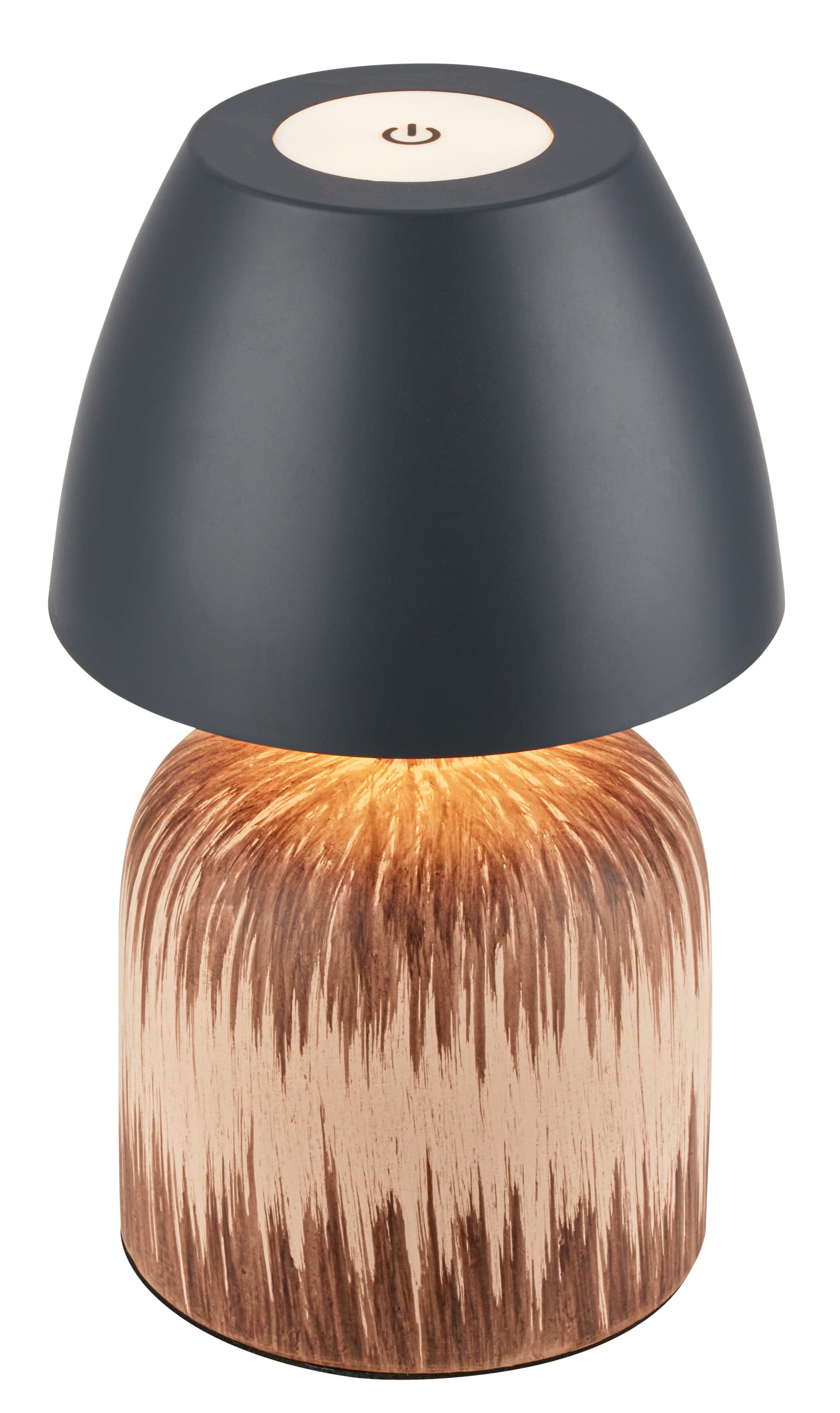 Briloner Leuchten LED Außen-Tischleuchte CERA 7593014 | Schwarz