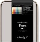 Schlafgut Spannbettlaken PURE | Grau 5