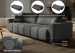 OTTO home Schlafsofa YLVAA | Grau