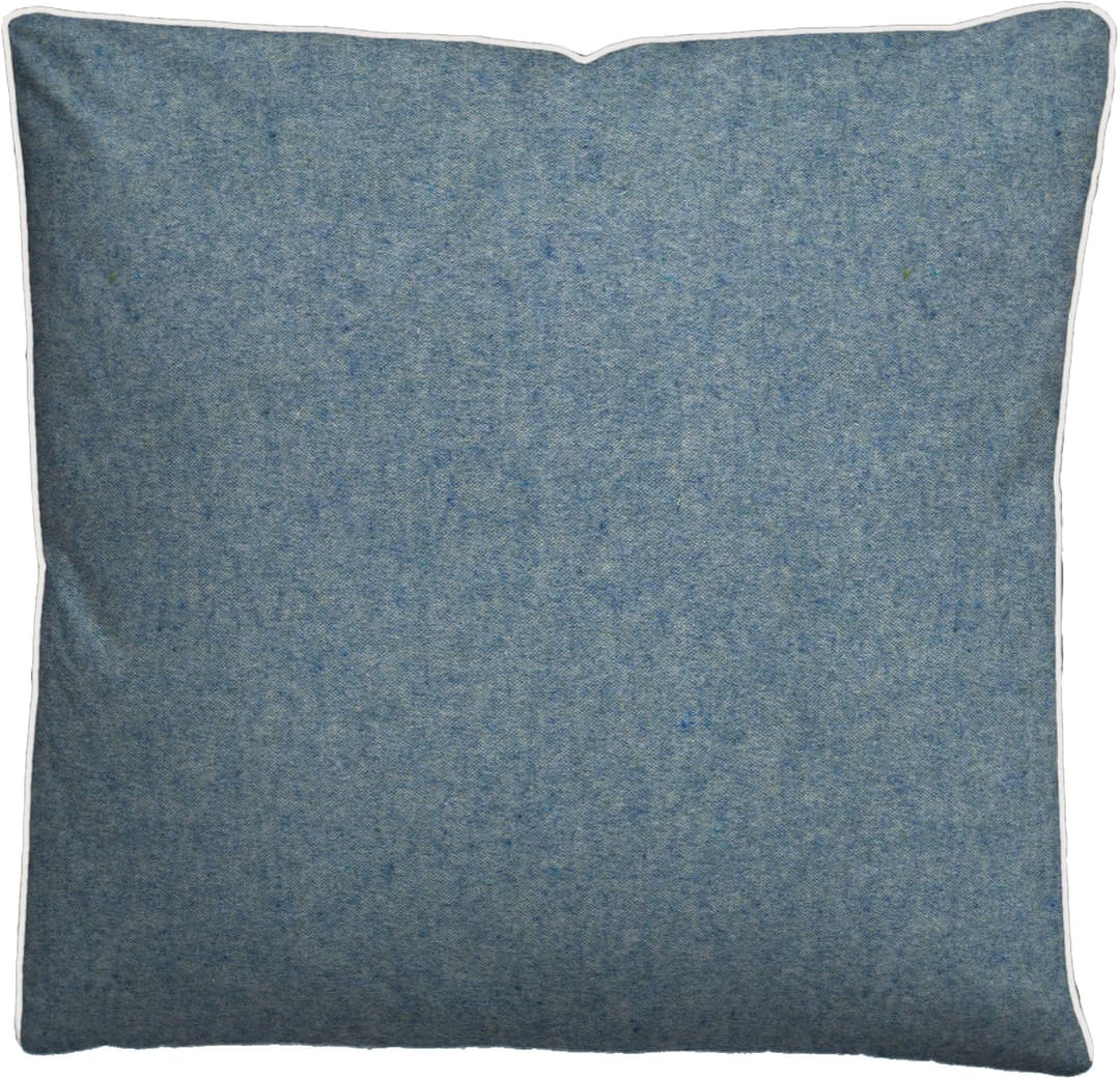 Biberna Kissenbezug Hermal Flanell | Blau