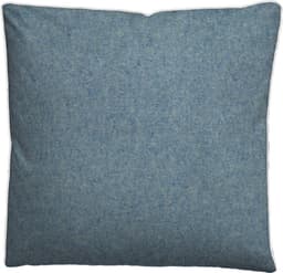 Biberna Kissenbezug Hermal Flanell | Blau