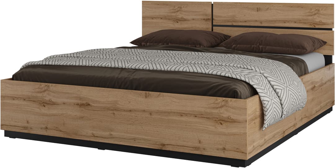 OTTO home Bett Cross | Holztöne