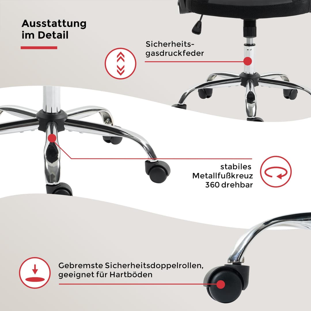 Duo Collection Bürostuhl Regensburg | Schwarz