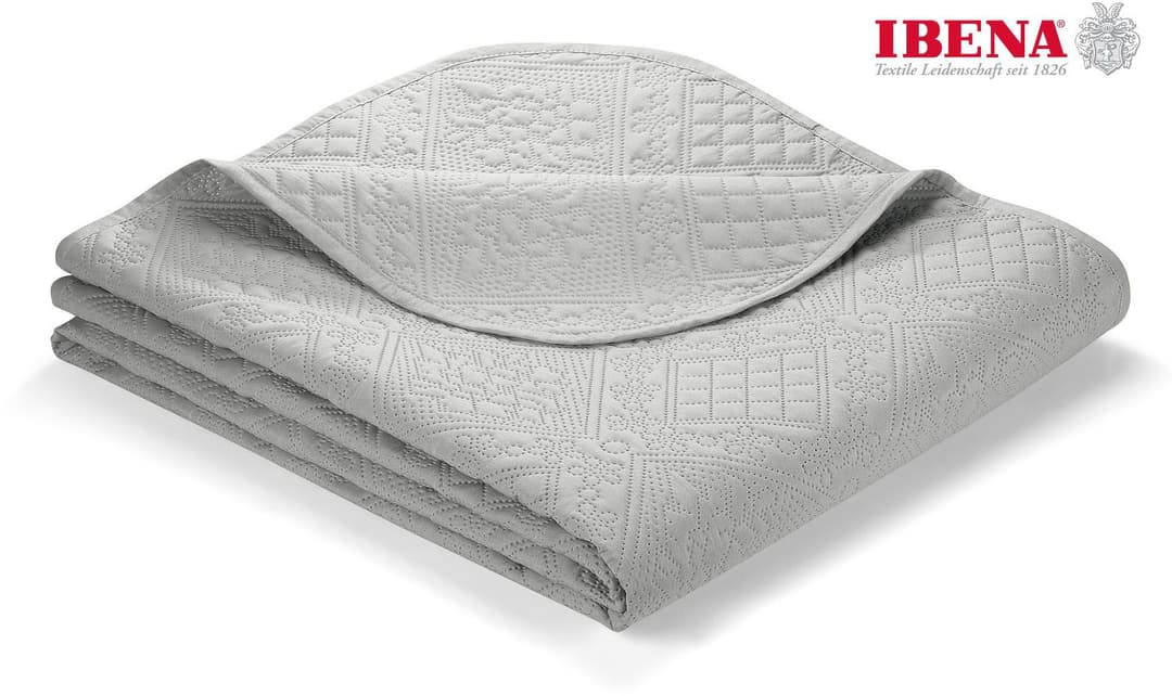 IBENA Tagesdecke Sonio | Grau