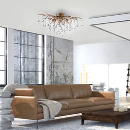 Paul Neuhaus Deckenleuchte ICICLE | Gold
