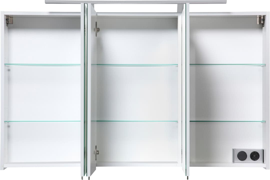 welltime Spiegelschrank Torino | Weiß