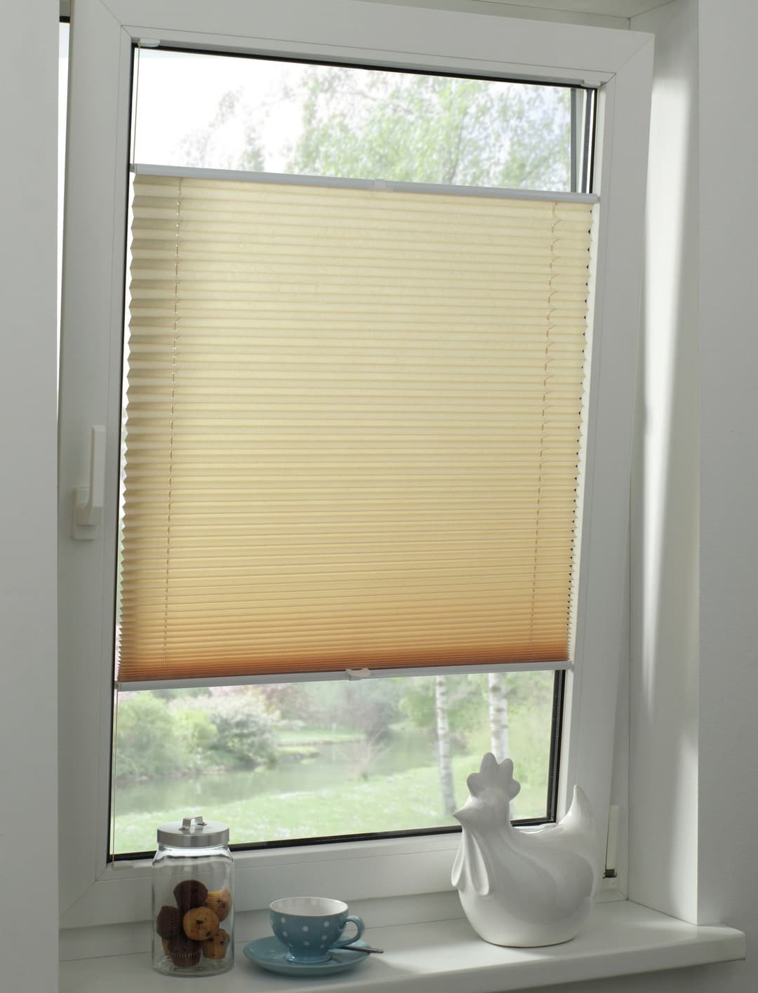 GARDINIA Plissee Concept Tageslicht | Beige