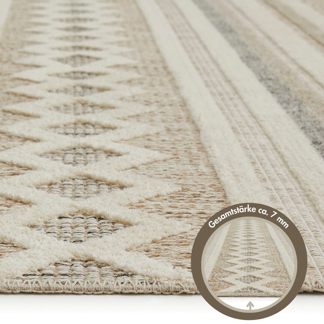 LUXOR living Teppich Crosby | Mehrfarbig