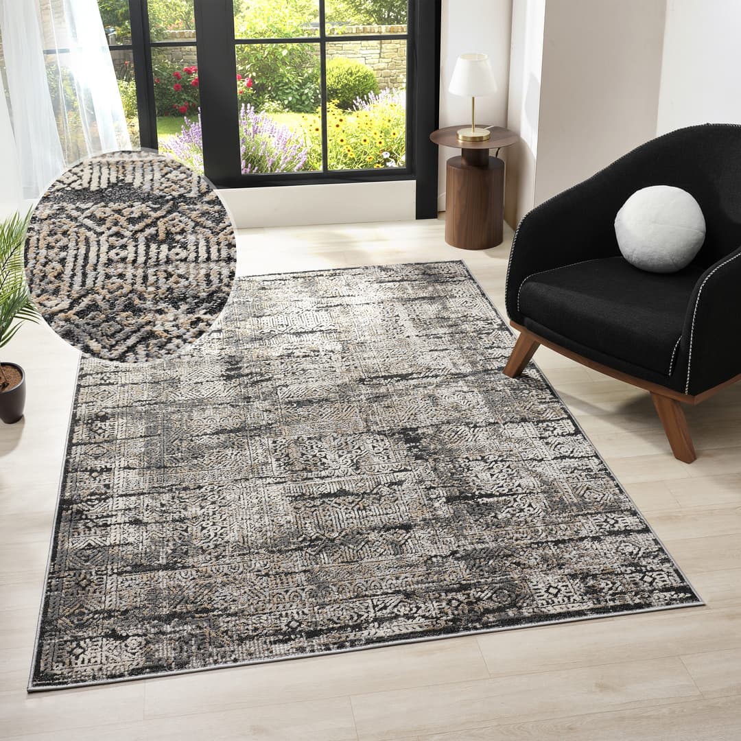 OTTO home Teppich Selin | Grau