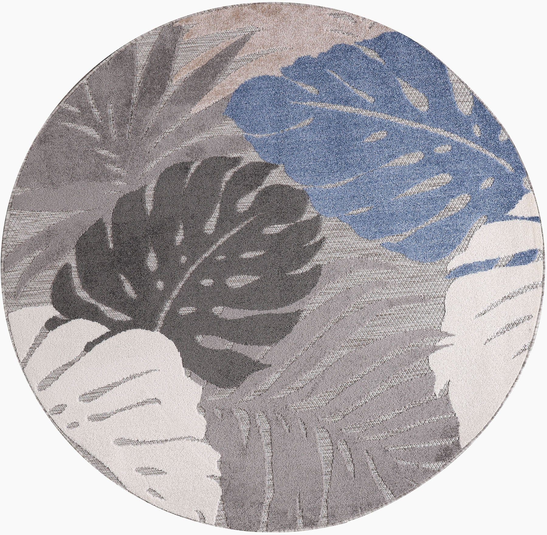 Sanat Floral Outdoor Teppich | Beige