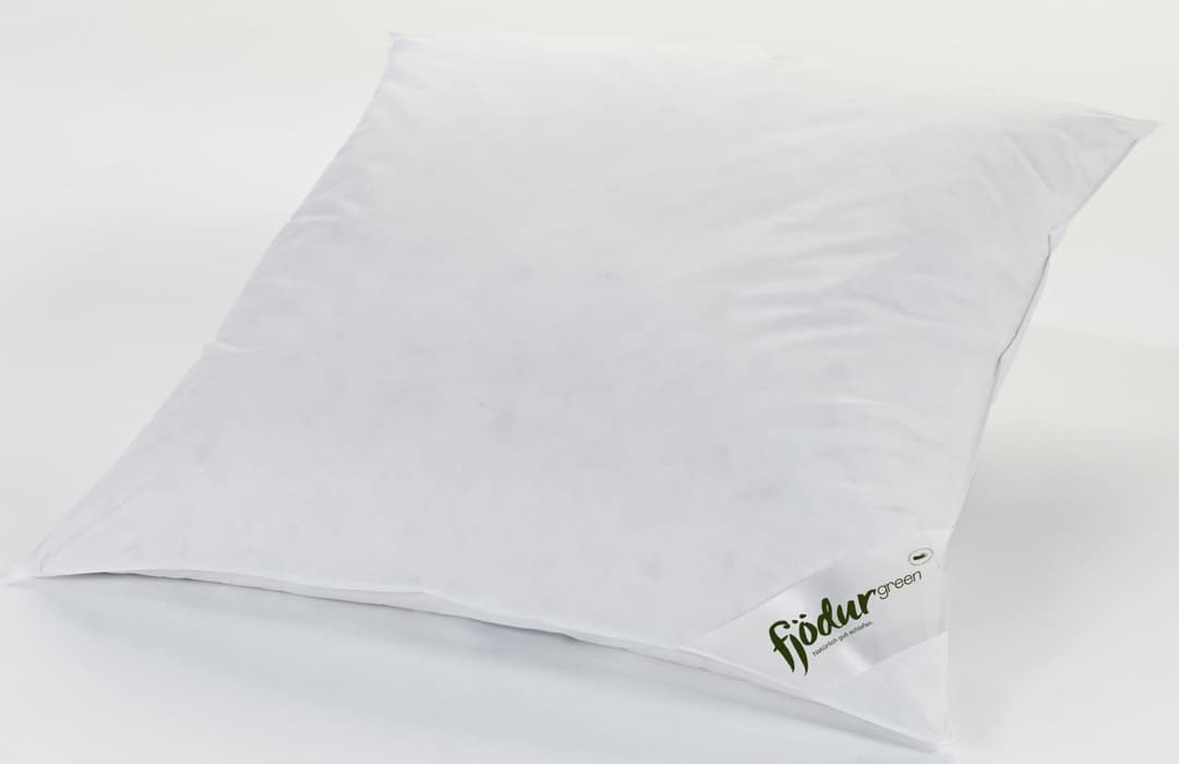 fjödur Daunenbettdecke + Kopfkissen Fleur | Weiß