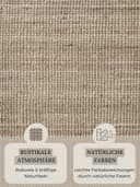 HANSE Home Teppich Jaipur Juteteppich | Braun 3