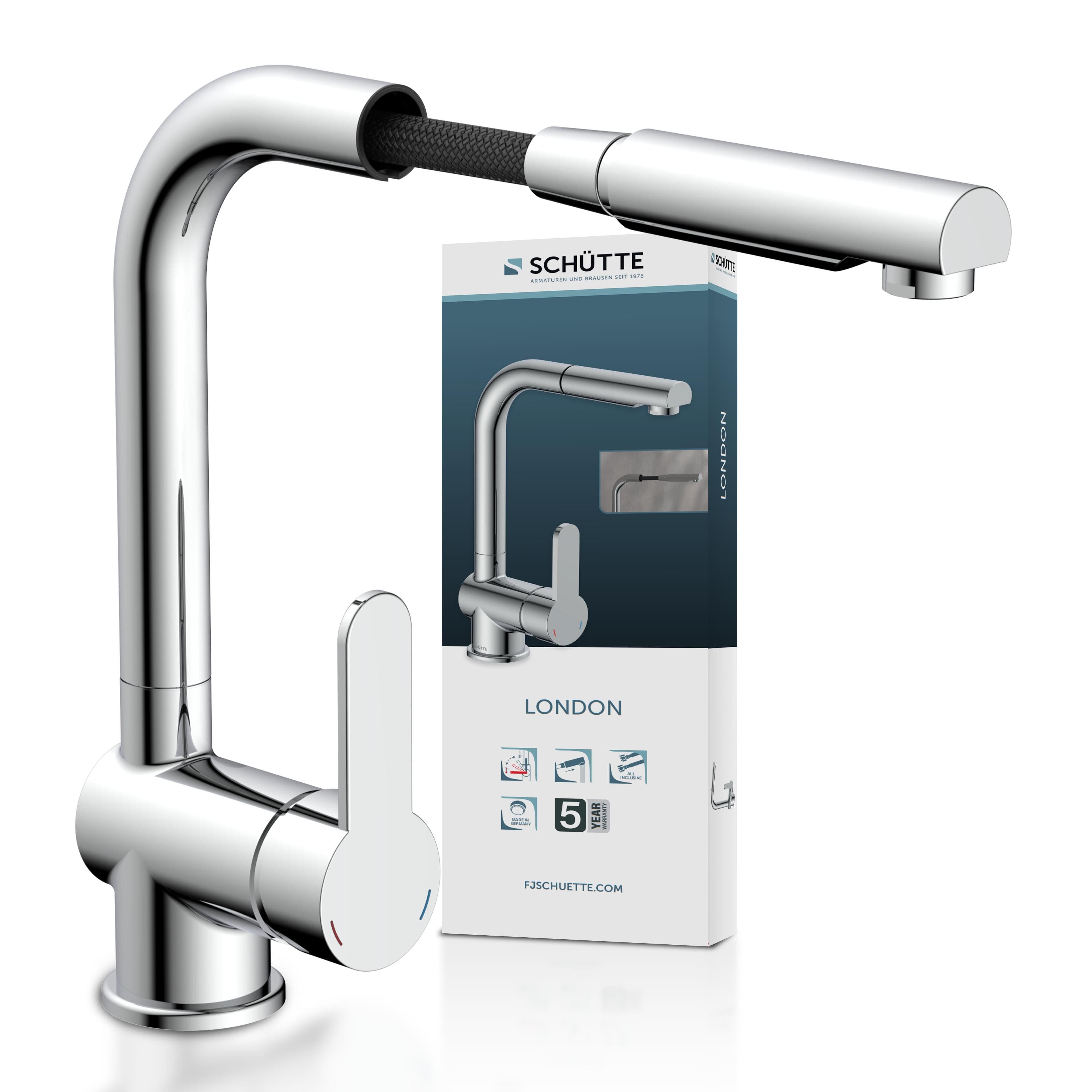 Schütte LONDON Spültischarmatur | Silber