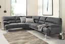 TRENDMANUFAKTUR Ecksofa Cecilia II | Grau