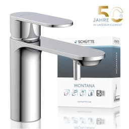Schütte MONTANA Waschtischarmatur | Silber