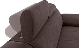 sit&more 2-Sitzer Andiamo | Braun