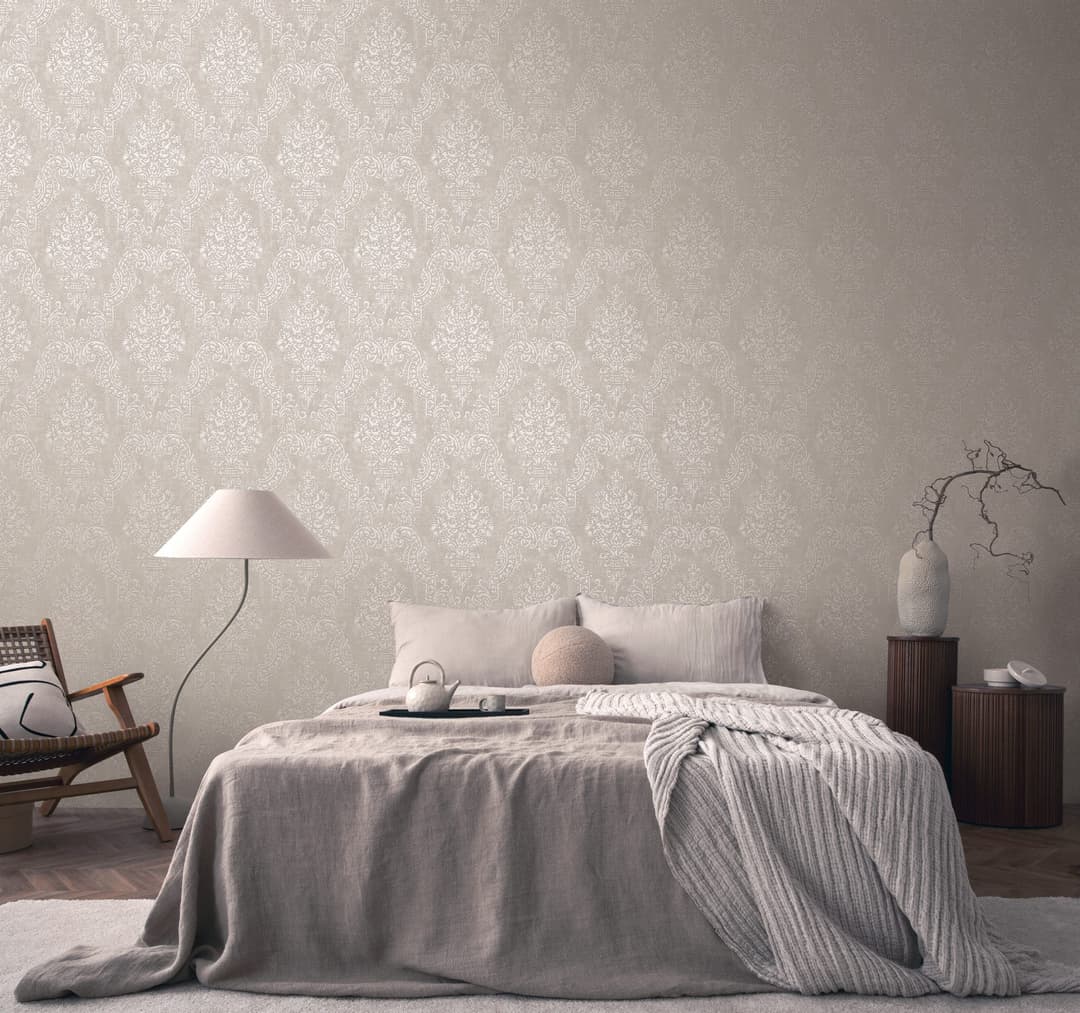 A.S. Création Pure Elegance Vliestapete | Beige
