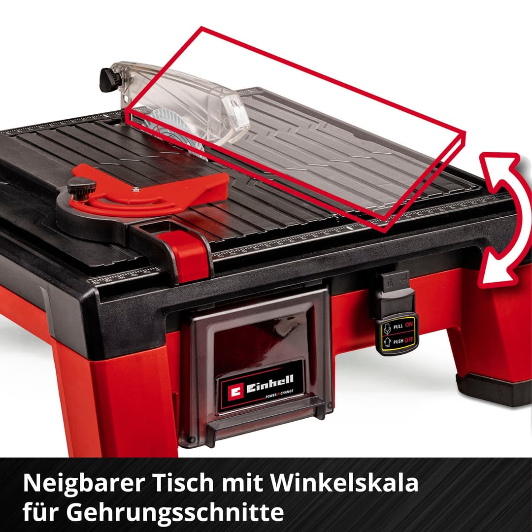 Einhell TE-TC 18/115 Li-Solo Fliesenschneidemaschine | Schwarz
