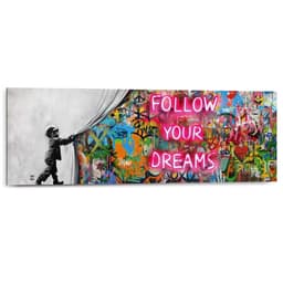 Reinders! Deco-Panel Graffiti follow your dreams | Mehrfarbig