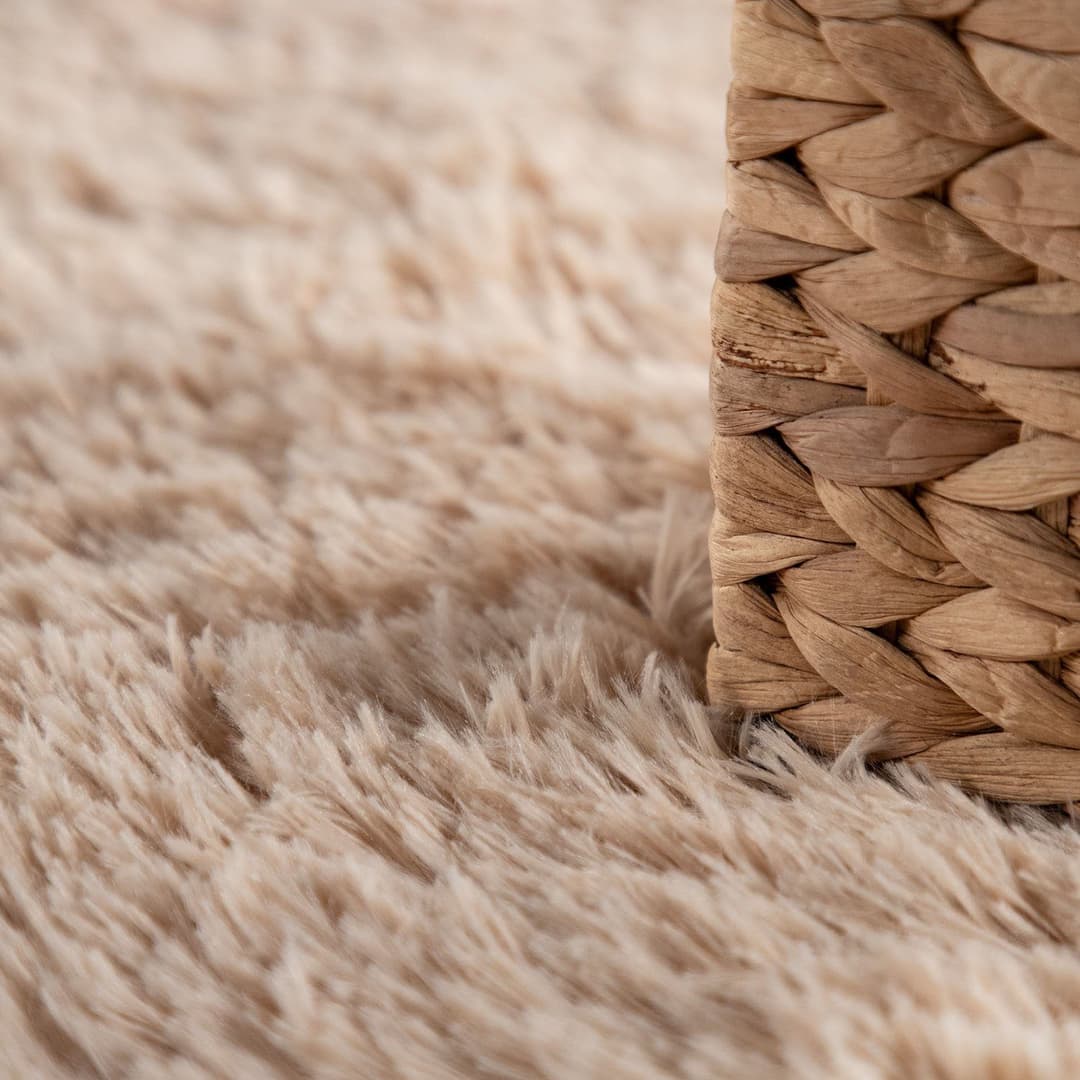 Paco Home Hochflor-Teppich Silky 591 | Beige
