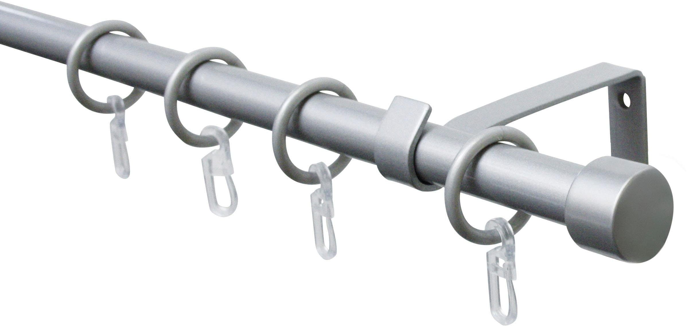 GARDINIA Gardinenstange Set | Silber