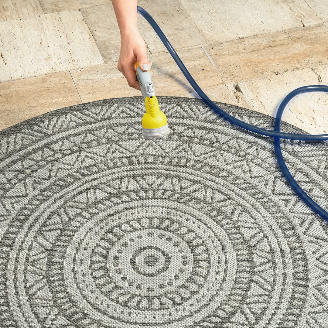 the carpet Teppich Mistra | Grau