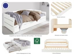OTTO home Daybett "REETE" | Weiß
