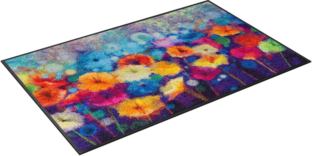 wash+dry by Kleen-Tex Fußmatte Flowerlover | Mehrfarbig